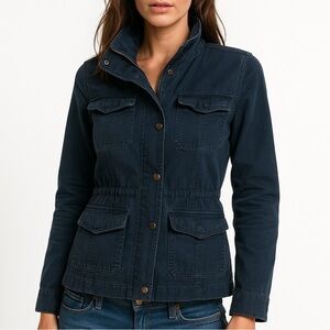 Vintage Y2K Hollister Utility Jacket Blue Bella Swan Twilight Vibes Medium